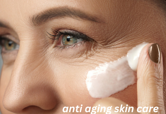 aging skin care-Beautiful middle aged woman applying anti-aging cream on her face
