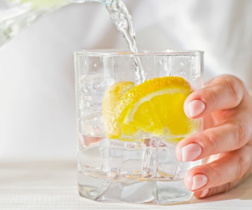 lemon water glass Skin Glow Drink